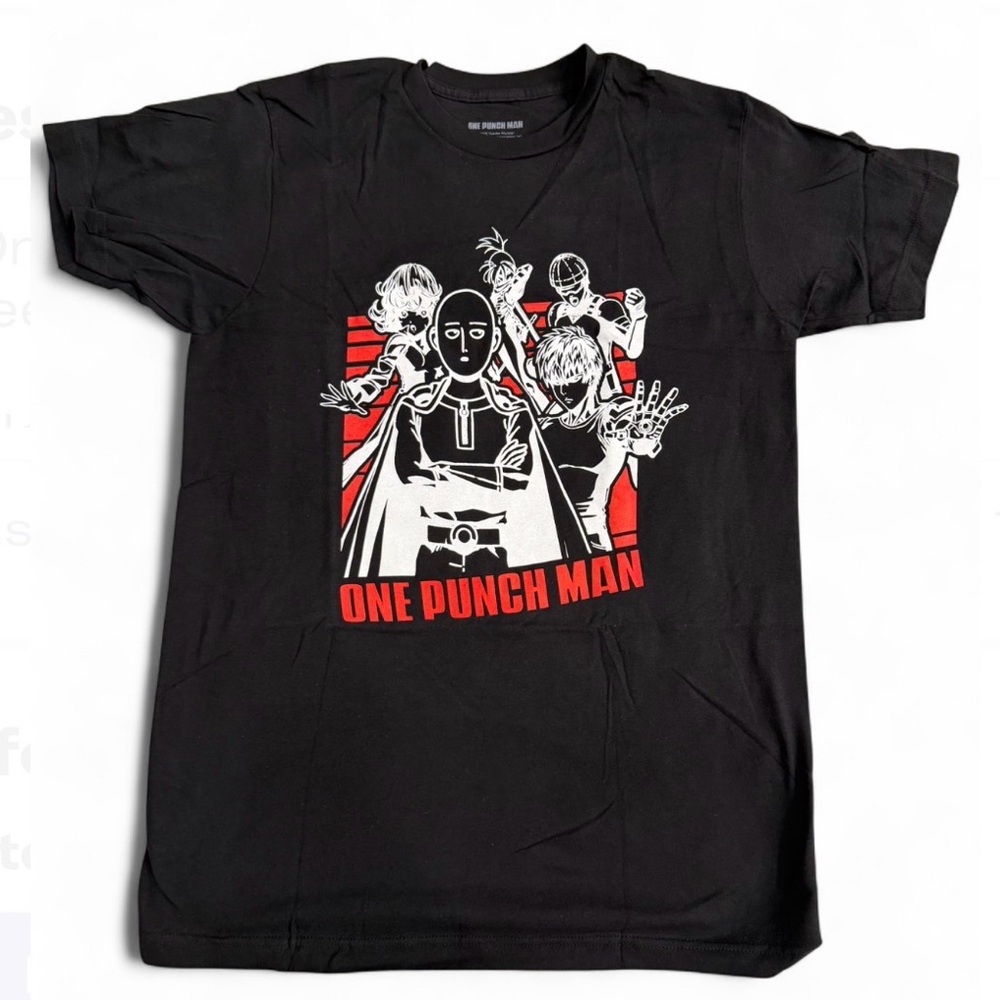 One Punch Man Graphic Black T-Shirt
